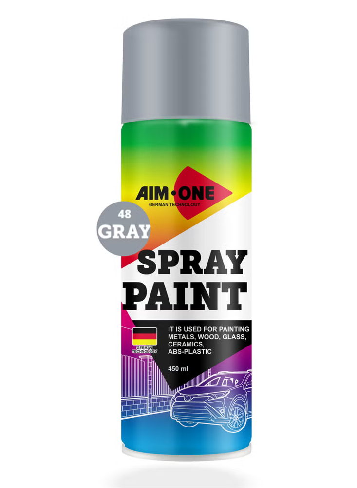 Picture of Aim No-medium Grey Spary Paint 450ml