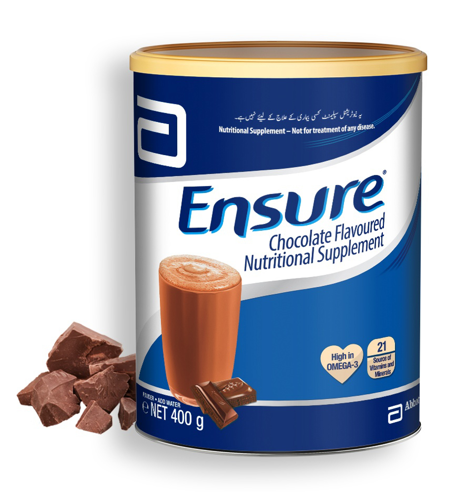 Picture of Ensure Chocloate Flavored 400 Gm