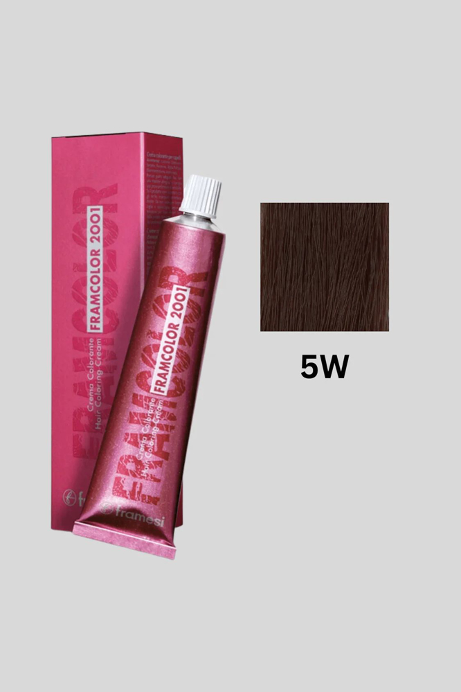 Picture of Framesi Hair Color 2001 5W Light Chestnut Walnut 60ML