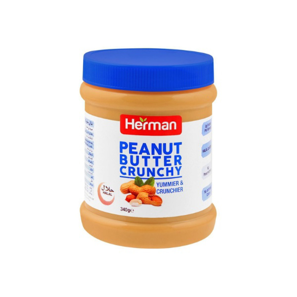 Picture of Herman Peanut Butter Crunchy 340gm
