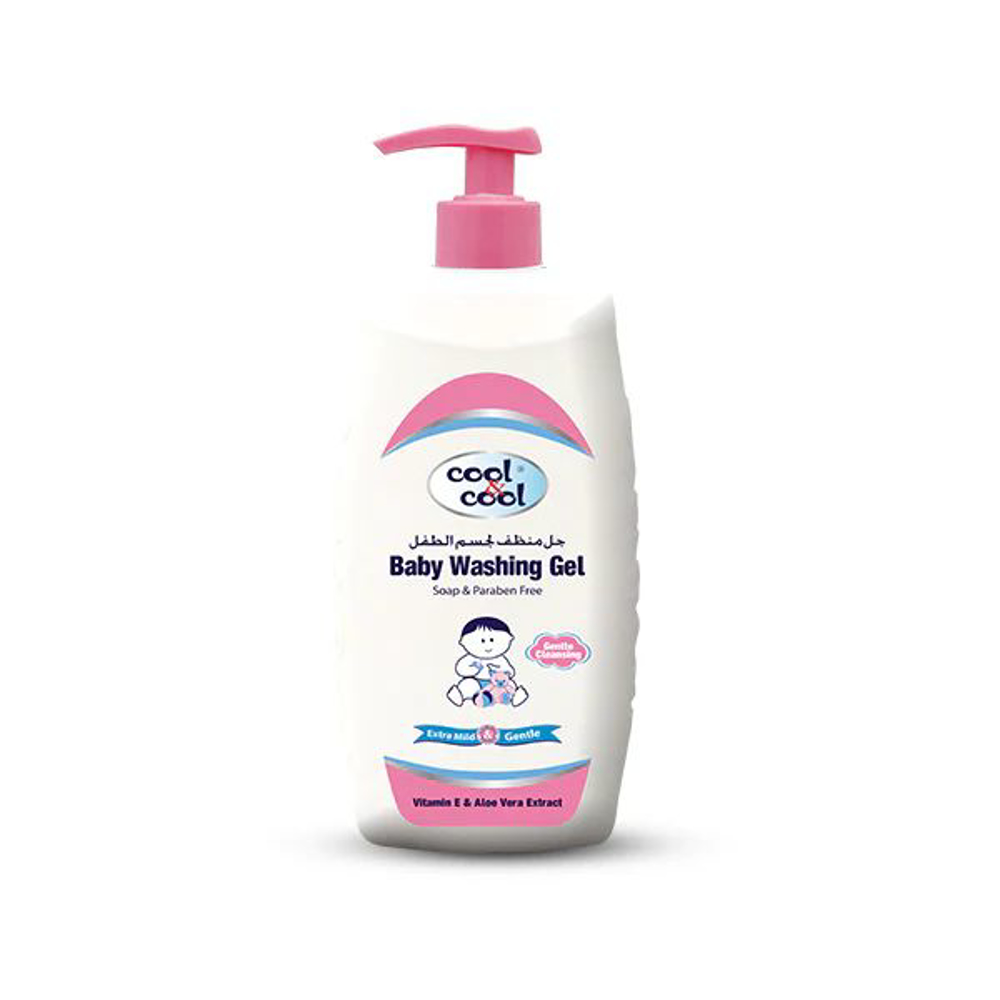 Picture of Cool & Cool Vitamin E & Aloe Vera Baby Washing Gel 500ml