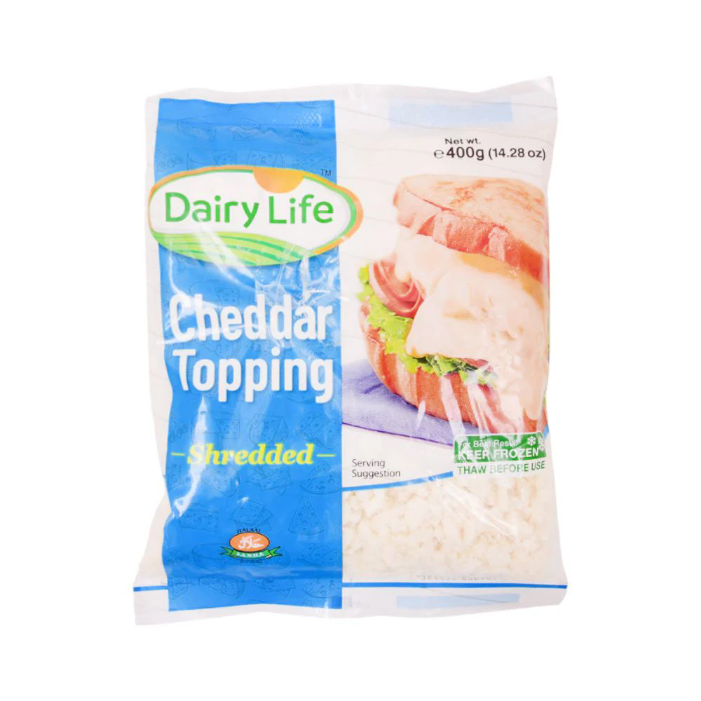 Picture of Dairy Life Cheddar Topping Shredded 400gm