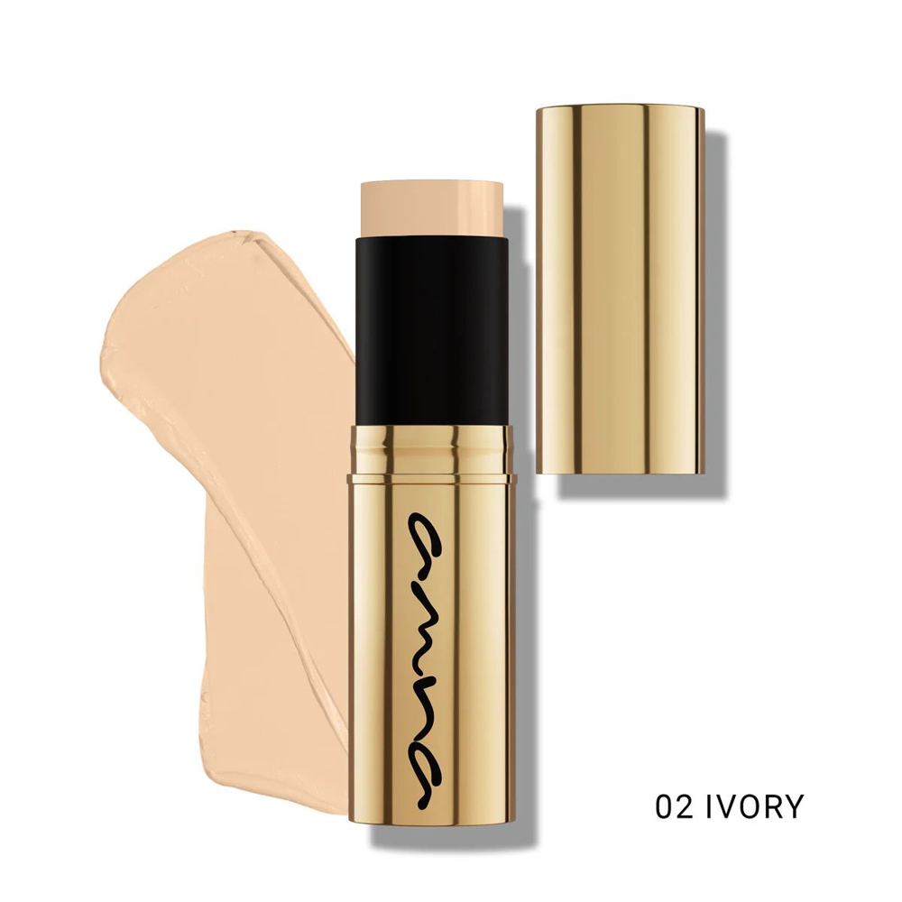 Picture of Bba 24k Gold & Rose Stick Foundation 02 Ivory 14gm