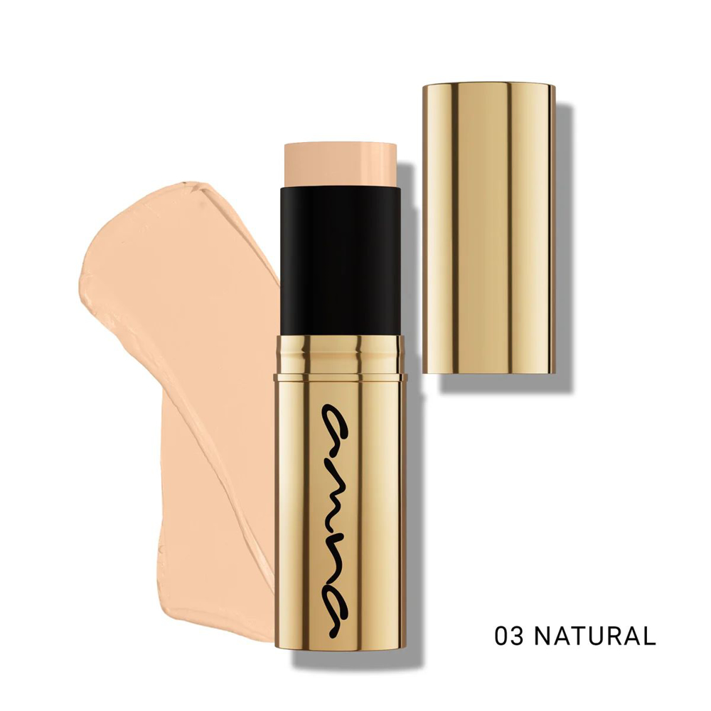 Picture of Bba 24k Gold & Rose Stick Foundation 03 Natural 14gm