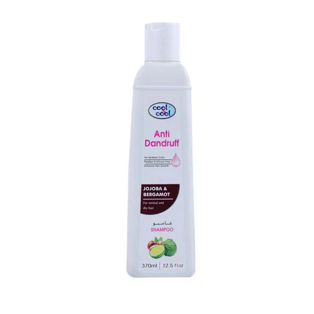Picture of Cool & Cool Anti Dandruff Jojoba & Bergamot Shampoo 370ml