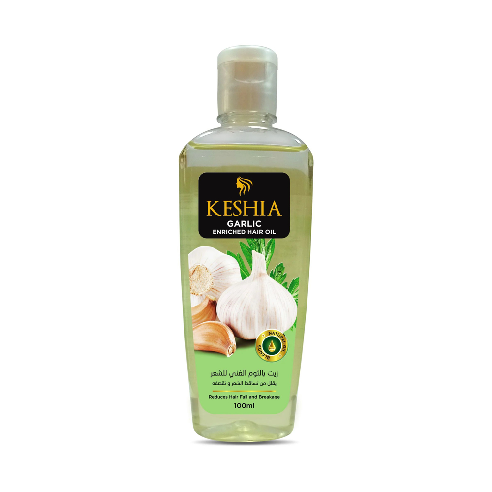 Picture of Keshia Garlic Enriched Hair Oil 100ML
