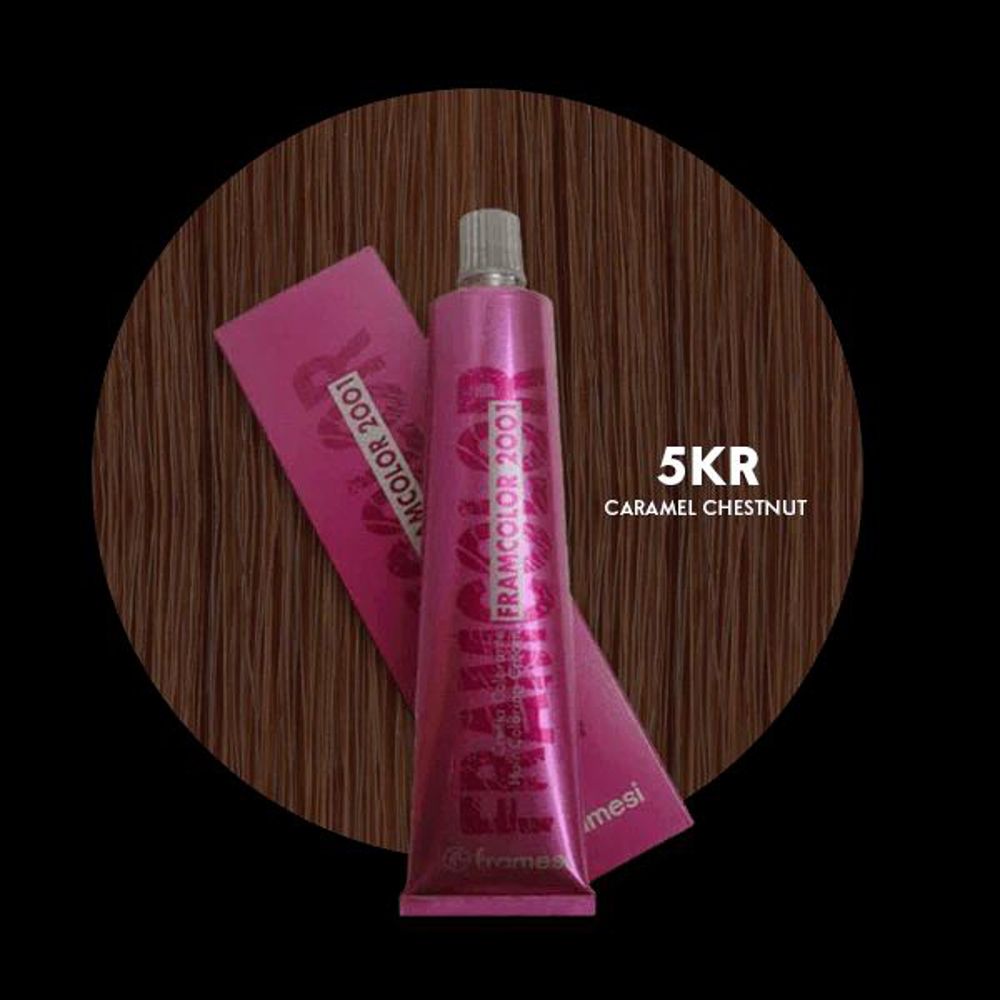 Picture of Framesi Hair Color 2001 5KR Caramel Chestnut 60ML