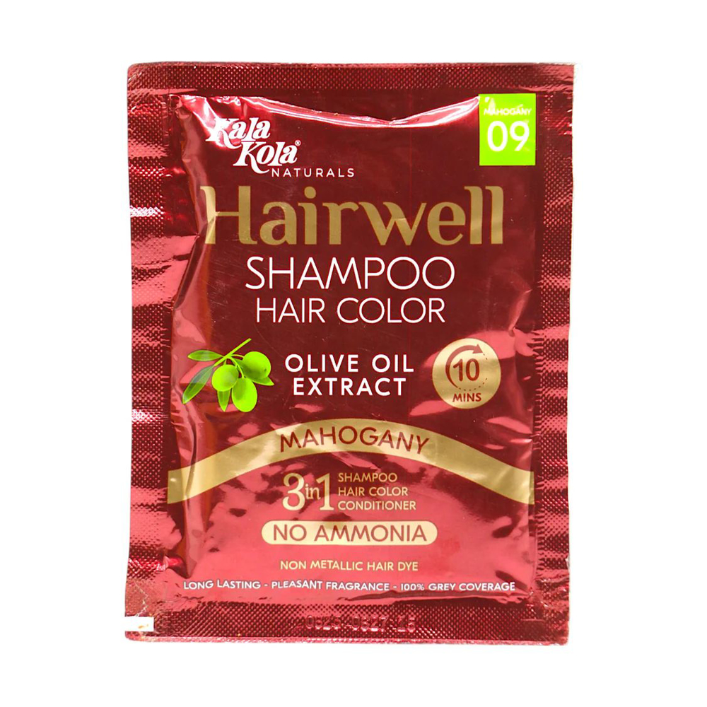 Picture of Kalakola Hair Well Shampoo Hair Color Mahogany 09 25ml