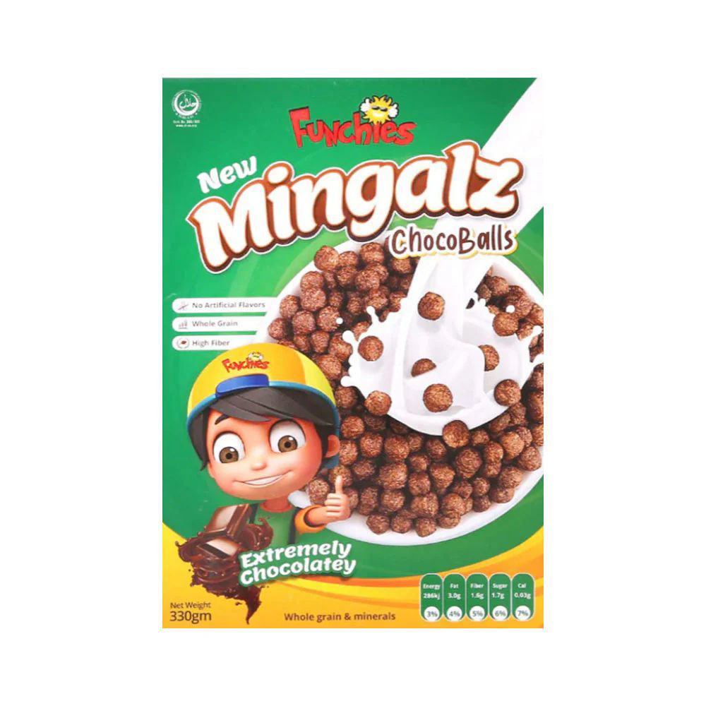 Picture of Mingalz Choco Balls Extremely Chocolatey 330gm