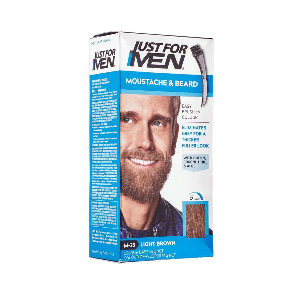 Picture of Just For Men Moustache & Beard Light Brown M-25