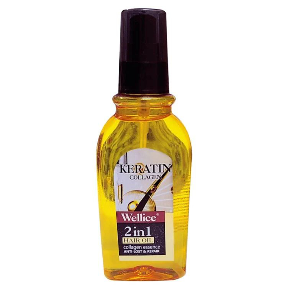 Picture of Wellice Keratin 2 In 1 Hair Oil 120ml B134-08