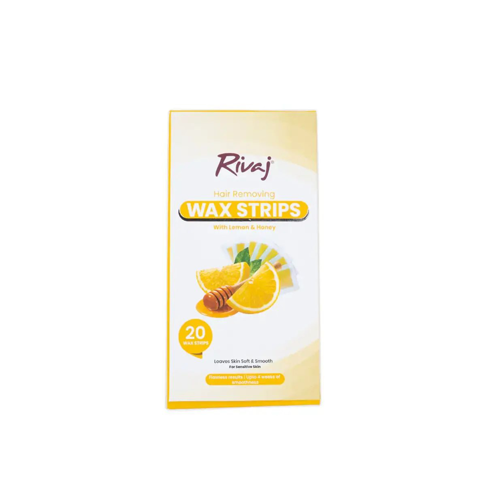 Picture of Rivaj Hair Removing Wax Strips  With Lemon & honey 20S