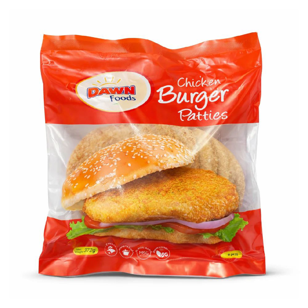 Picture of Dawn Food Chicken Burger Pattie 6Pcs 372GM