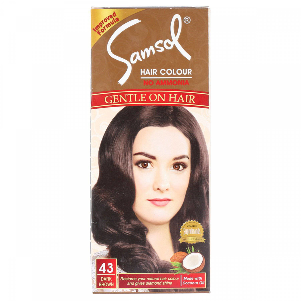 Picture of Samsol Hair Color 43 Dark Brown