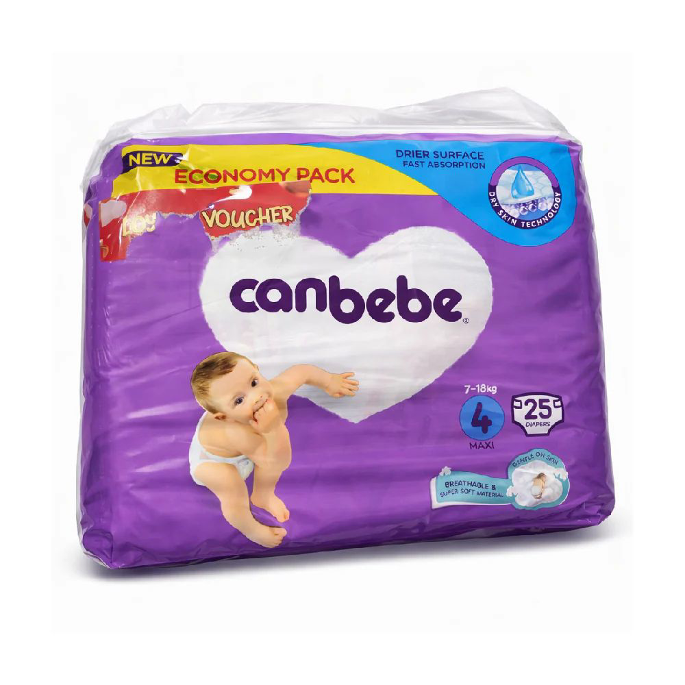 Picture of Canbebe Baby Daiper Maxi 4 25pcs