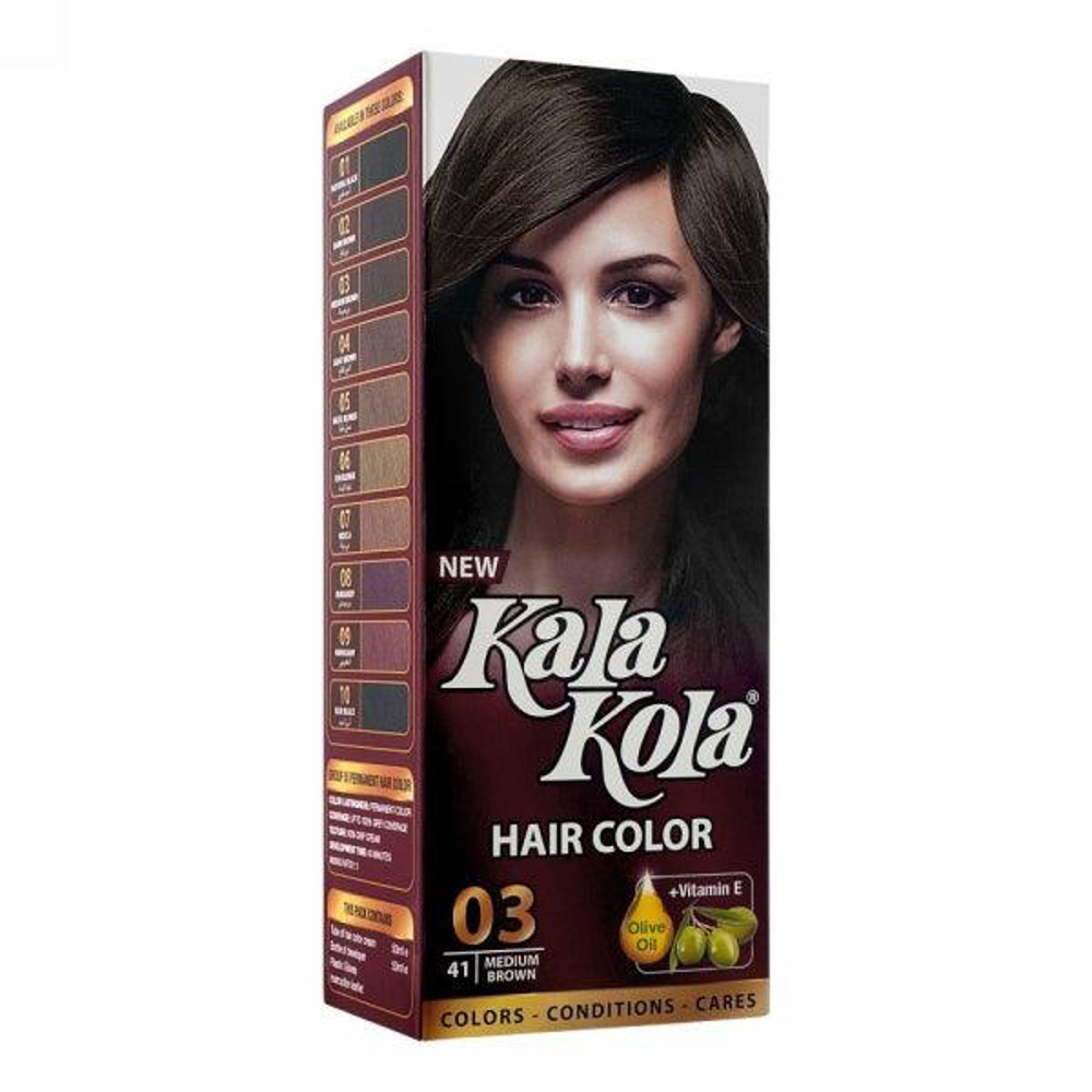 Picture of Kalakola Hair Colour Medium Brown 03 100ml