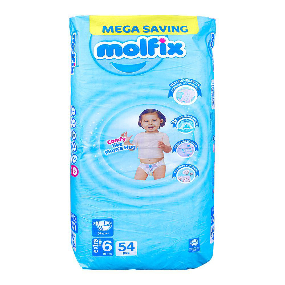 Picture of Molfix Baby Diaper Xl-6 54pcs