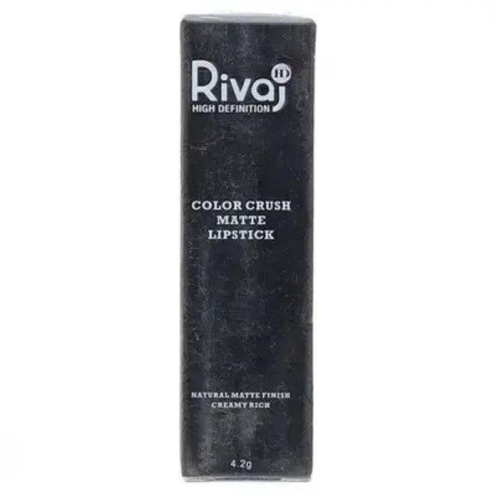 Picture of Rivaj Hd Color Crush Matte Lipstick 01 4.2GM