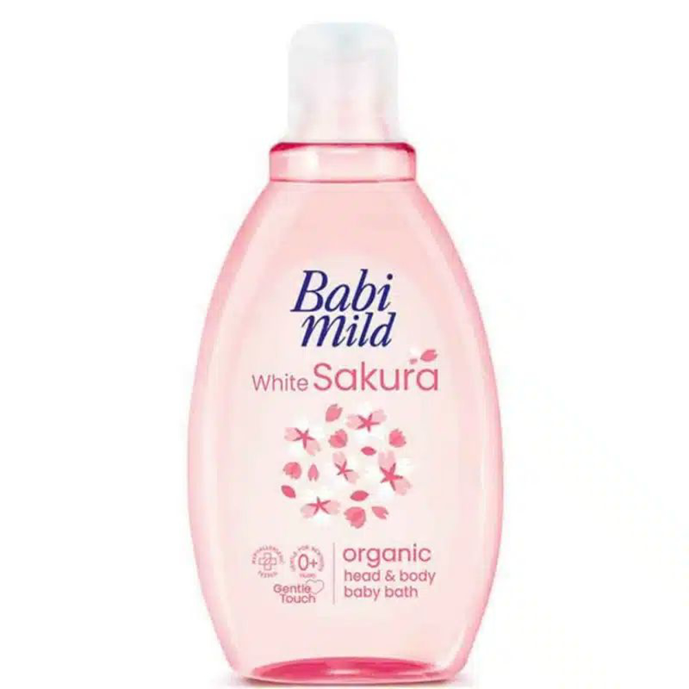 Picture of Babi Mild White Sakura Baby Bath 180ML