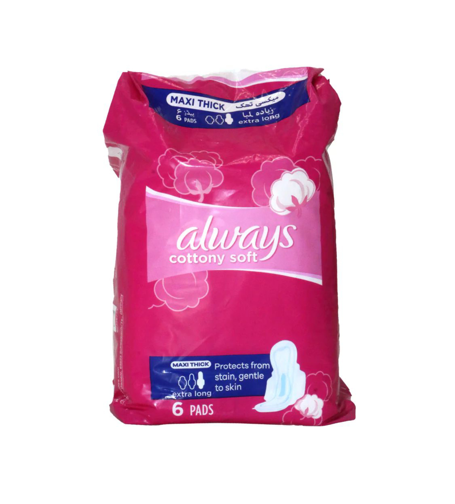 Picture of Always Cotton Soft Extra Long 6 Pads