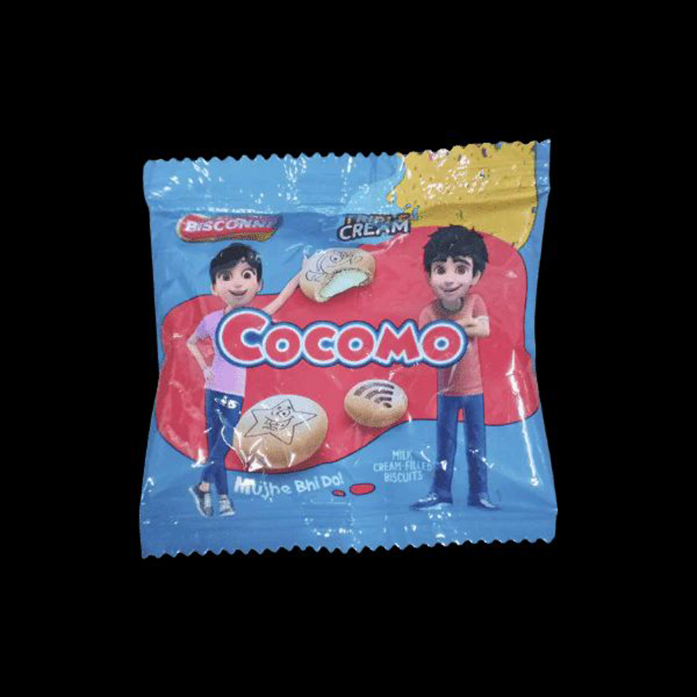 Picture of Bisconni Cocomo Milk Tripple Cream Filled Biscuits 39gm