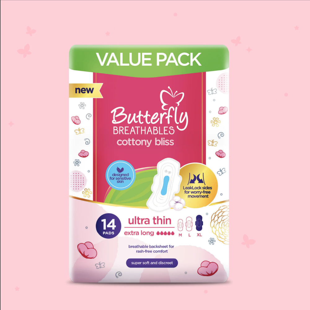 Picture of Butterfly Breathables Cottony Bliss Ultra Thin 14 Pads