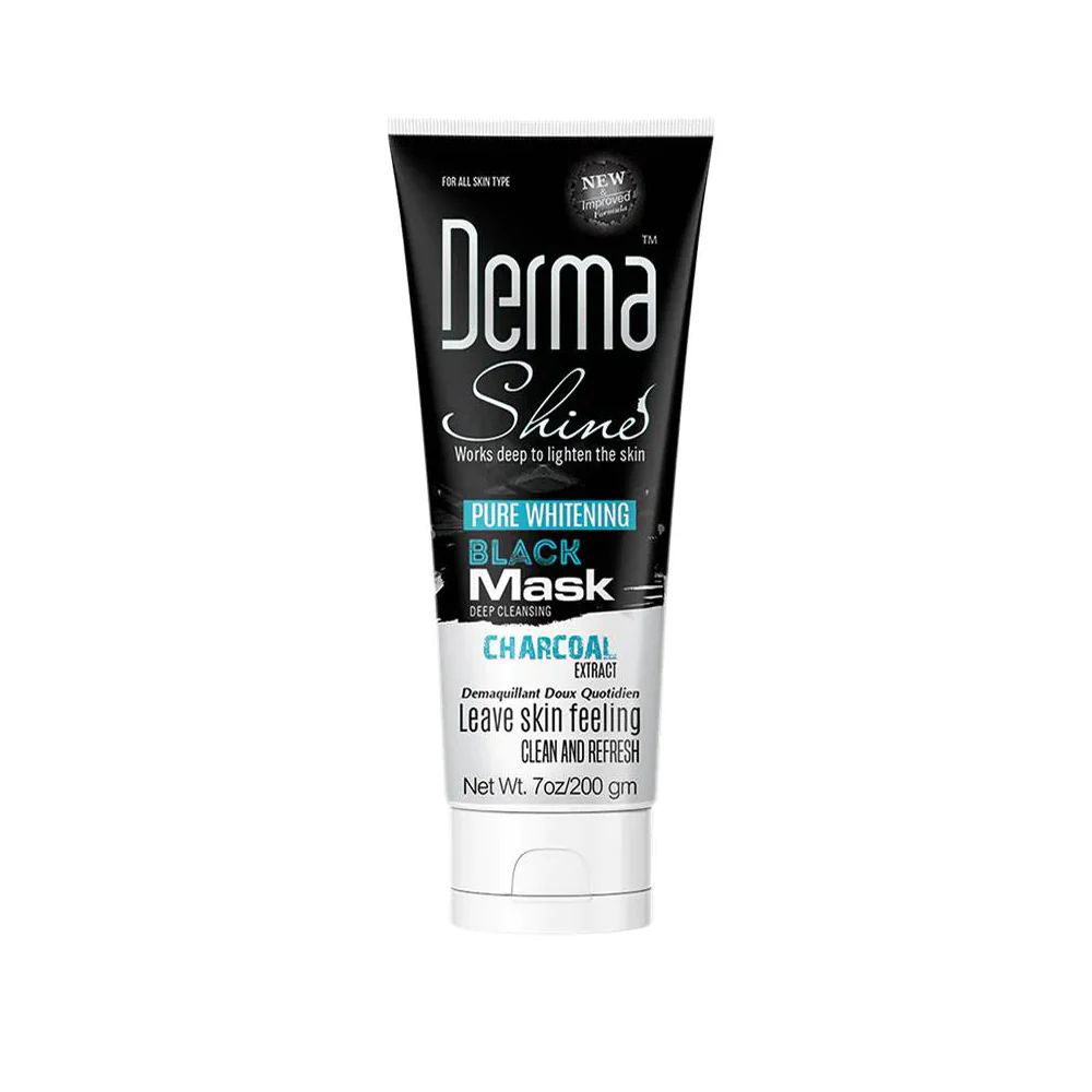 Picture of Derma Shine Charcoal Black Mask 200GM