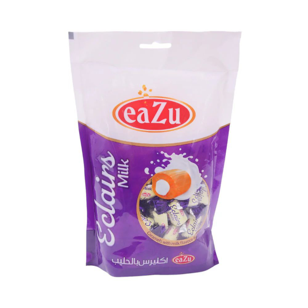 Picture of Eazu Eclairs Caramels With Milk Center Toffee Pouch 350gm