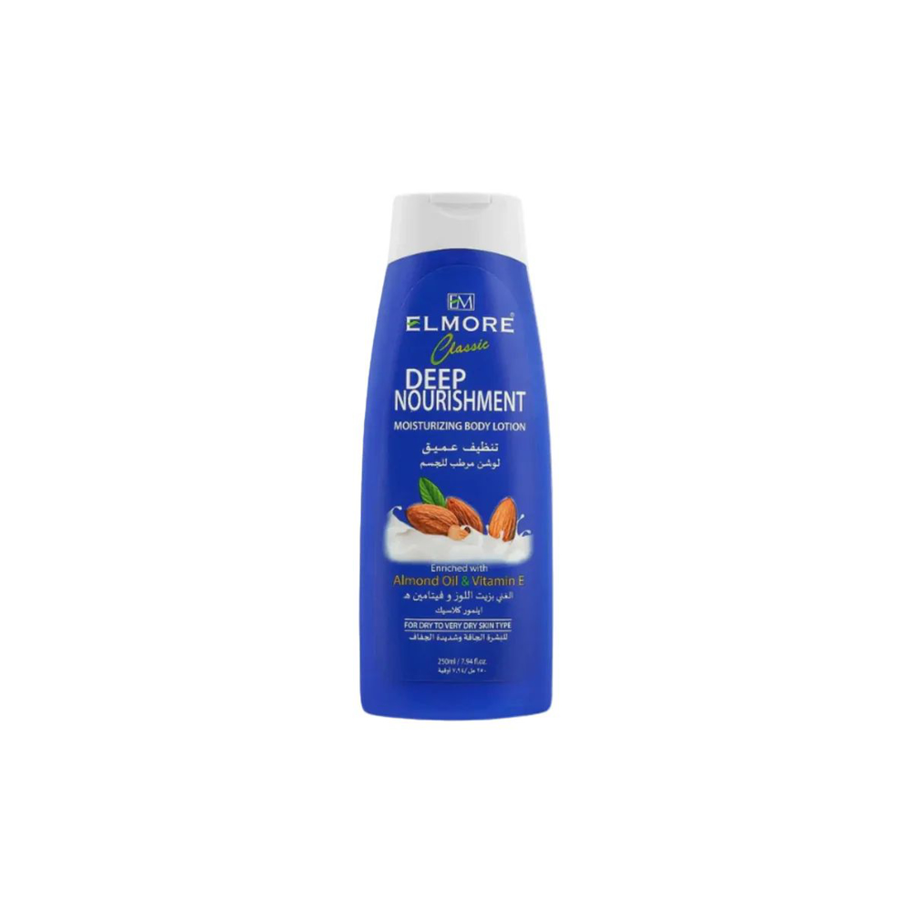 Picture of Elmore Classic Almond Oil & Vitamin E Moisturizing Body Lotion 400ml