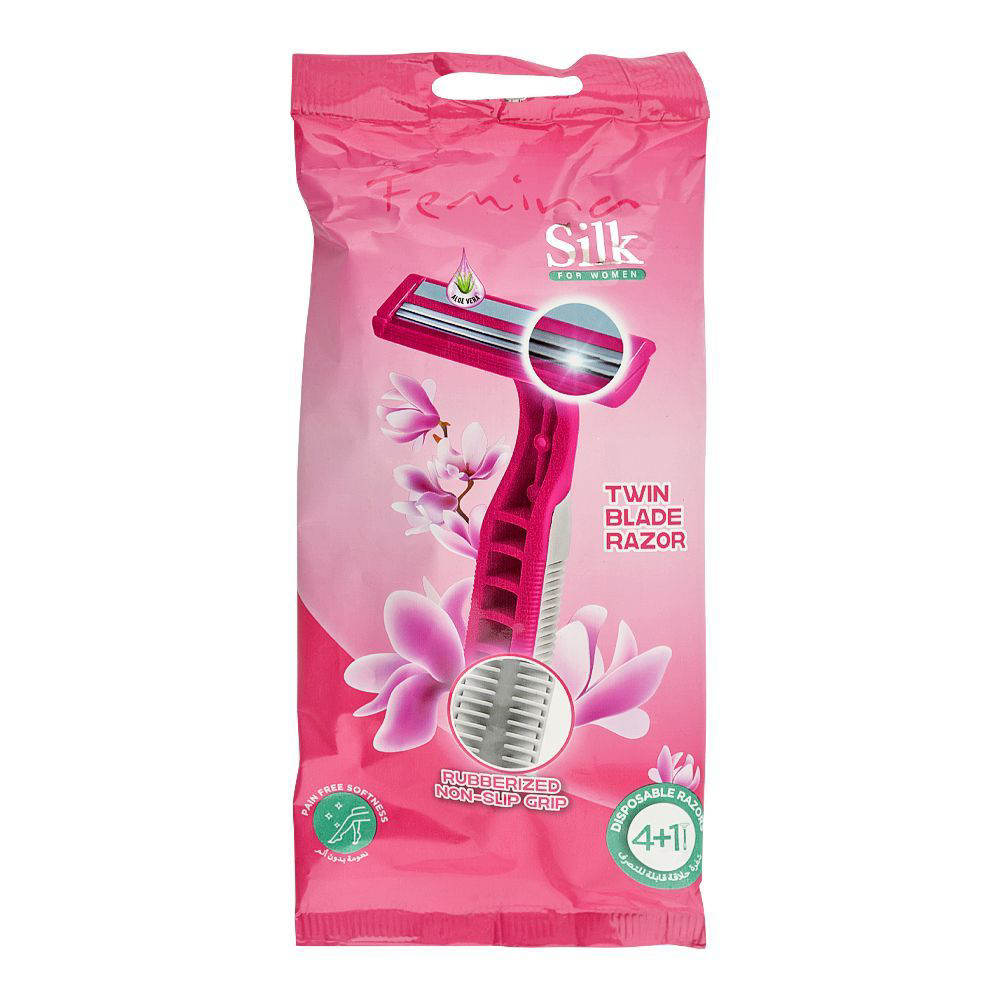 Picture of Femine Silk Twin Blade Razor 5 Piece