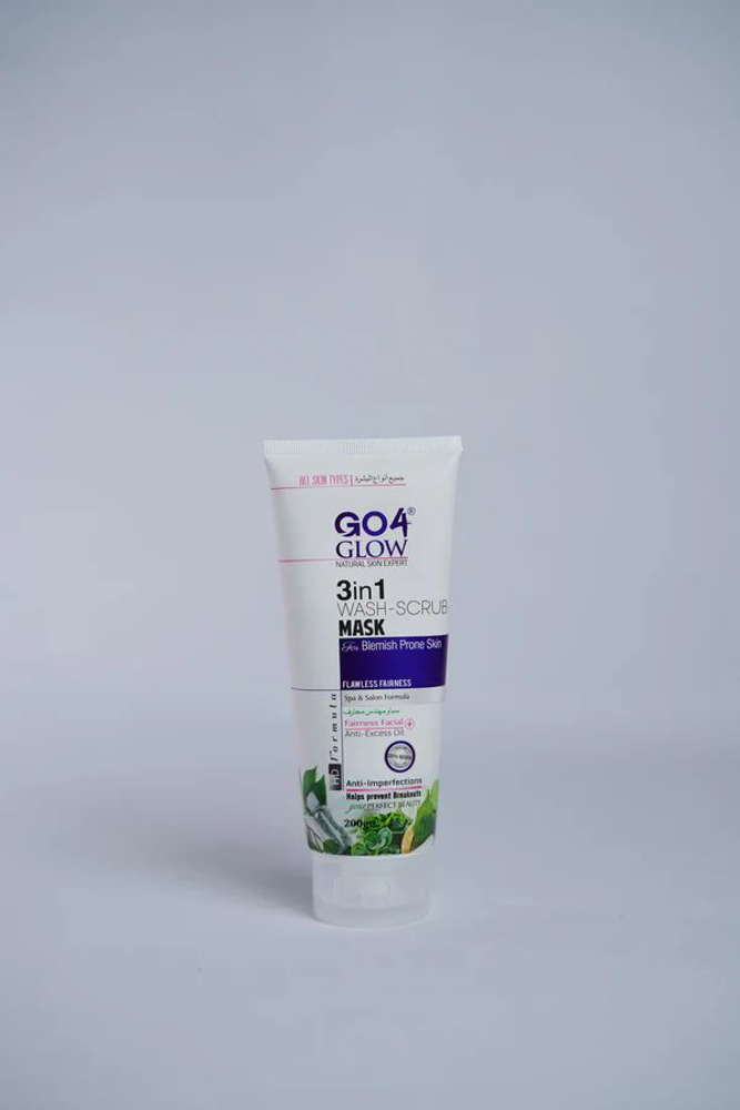 Picture of Go4 Glow 3in1 Wash Scrub Mask 200 Gm