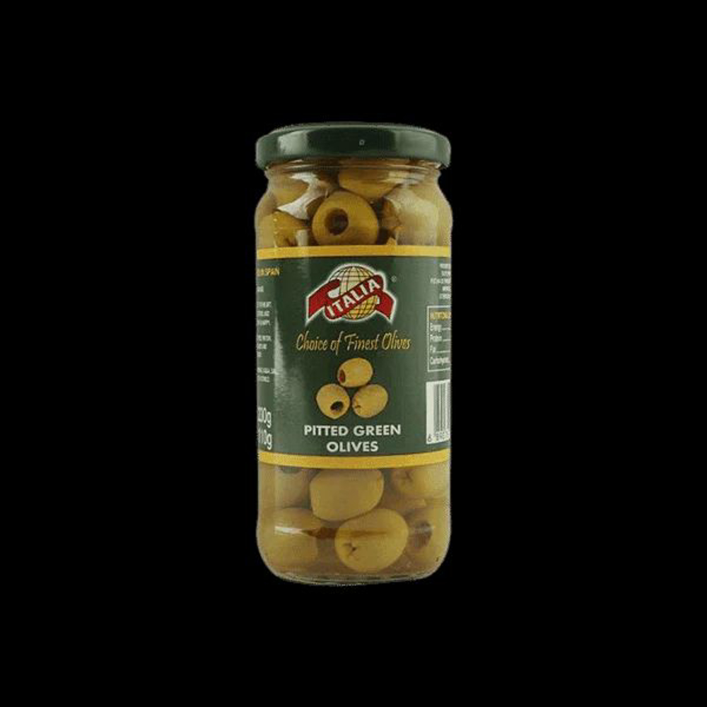 Picture of Italia Pitted Green Olives 230gm