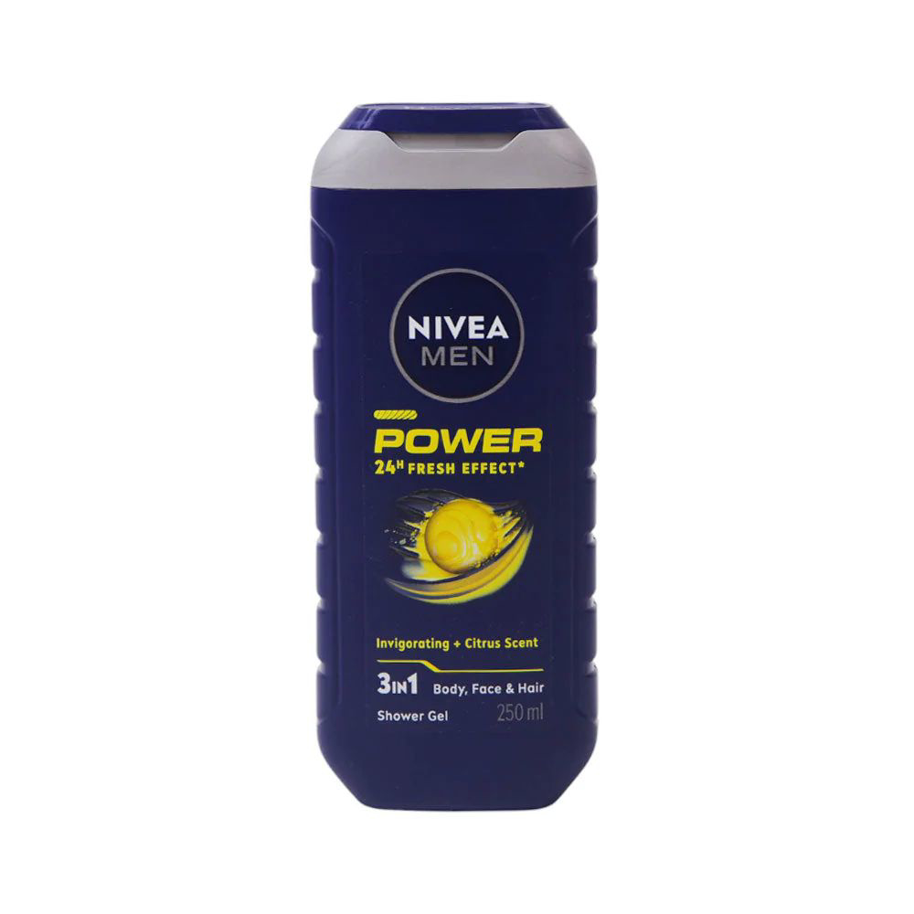 Picture of Nivea Men Power Shower Gel 3 In 1 250ml