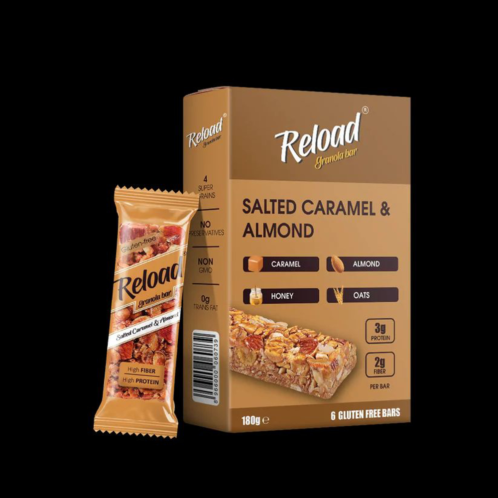Picture of Reload Granola Bar Salted Caramel & Almond 180gm