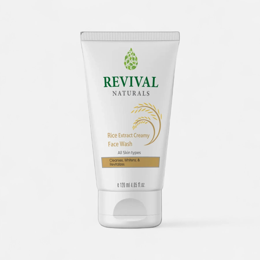 Picture of Revival Naturals Face Wash Rice Extract Creamy 120ml