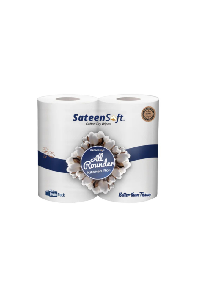 Picture of Sateen Soft All Rounder Kitchen Roll Large Twin