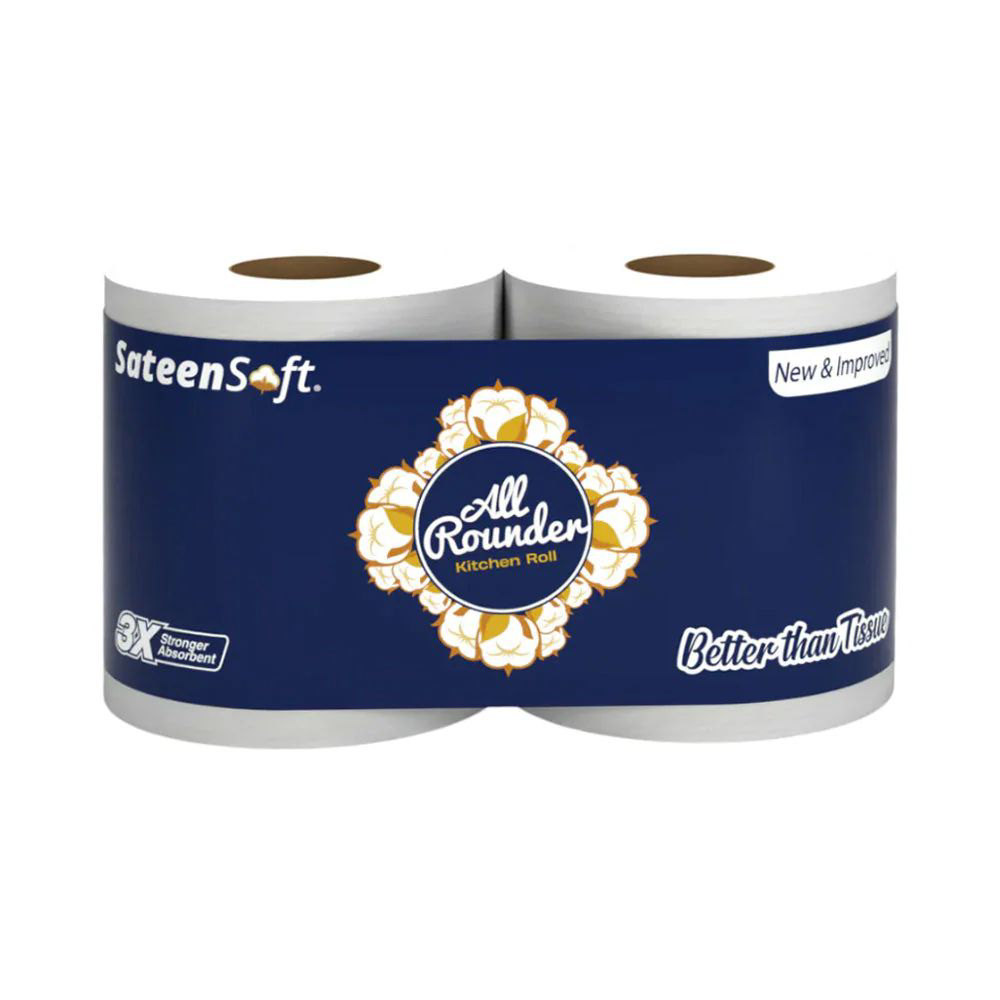 Picture of Sateen Soft All Rounder Kitchen Roll Small