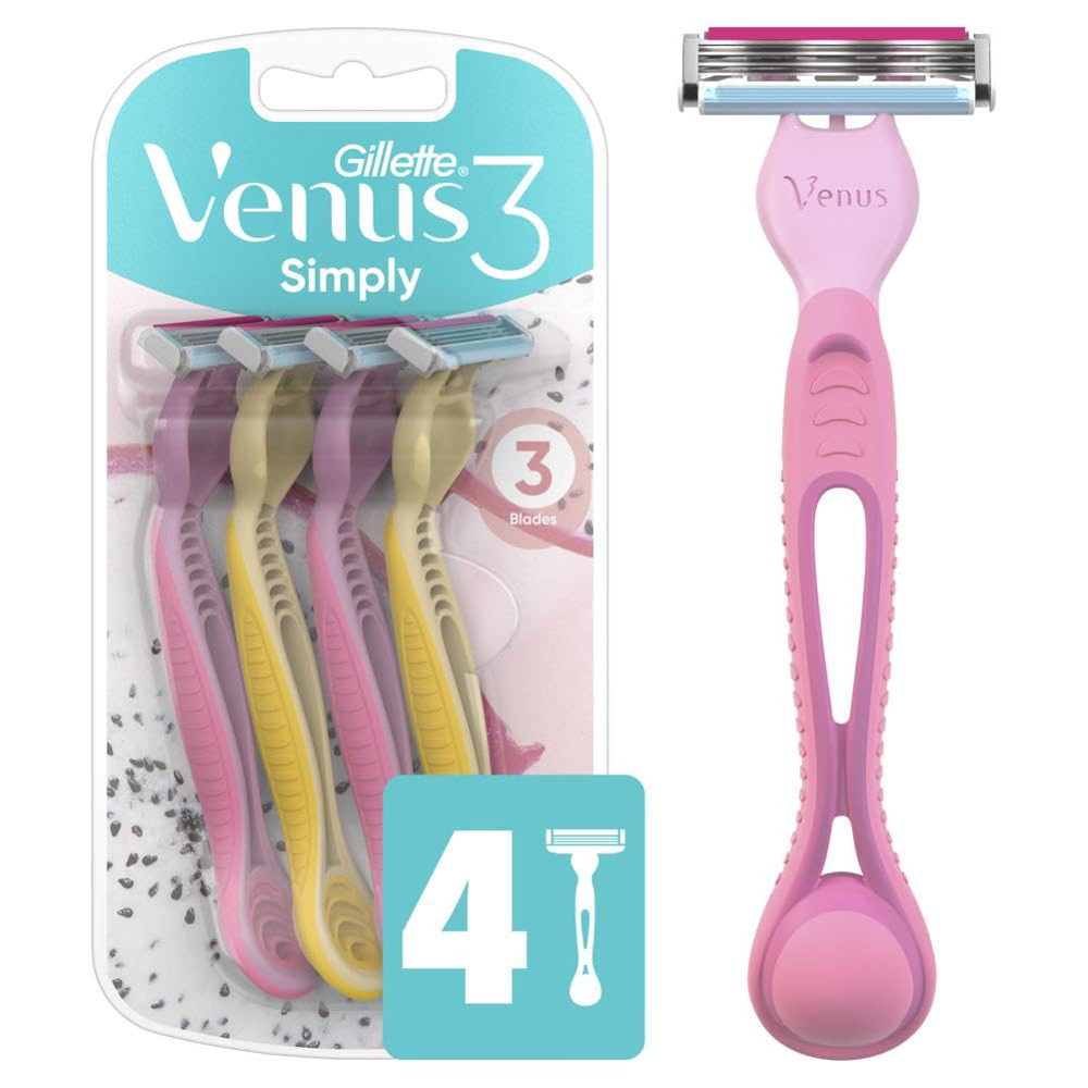 Picture of Venus Dragonfruit Body Razor 4pcs