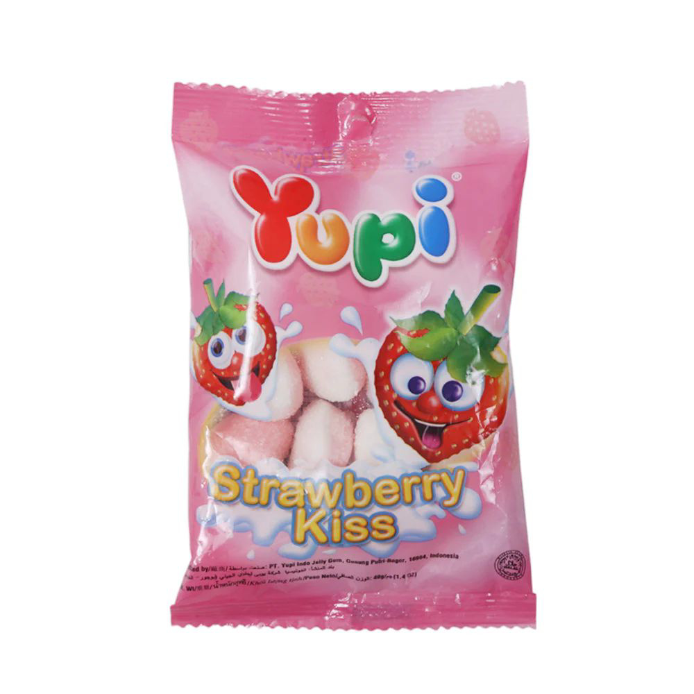 Picture of Yupi Dippy Strawberry Kiss Jelly 40gm