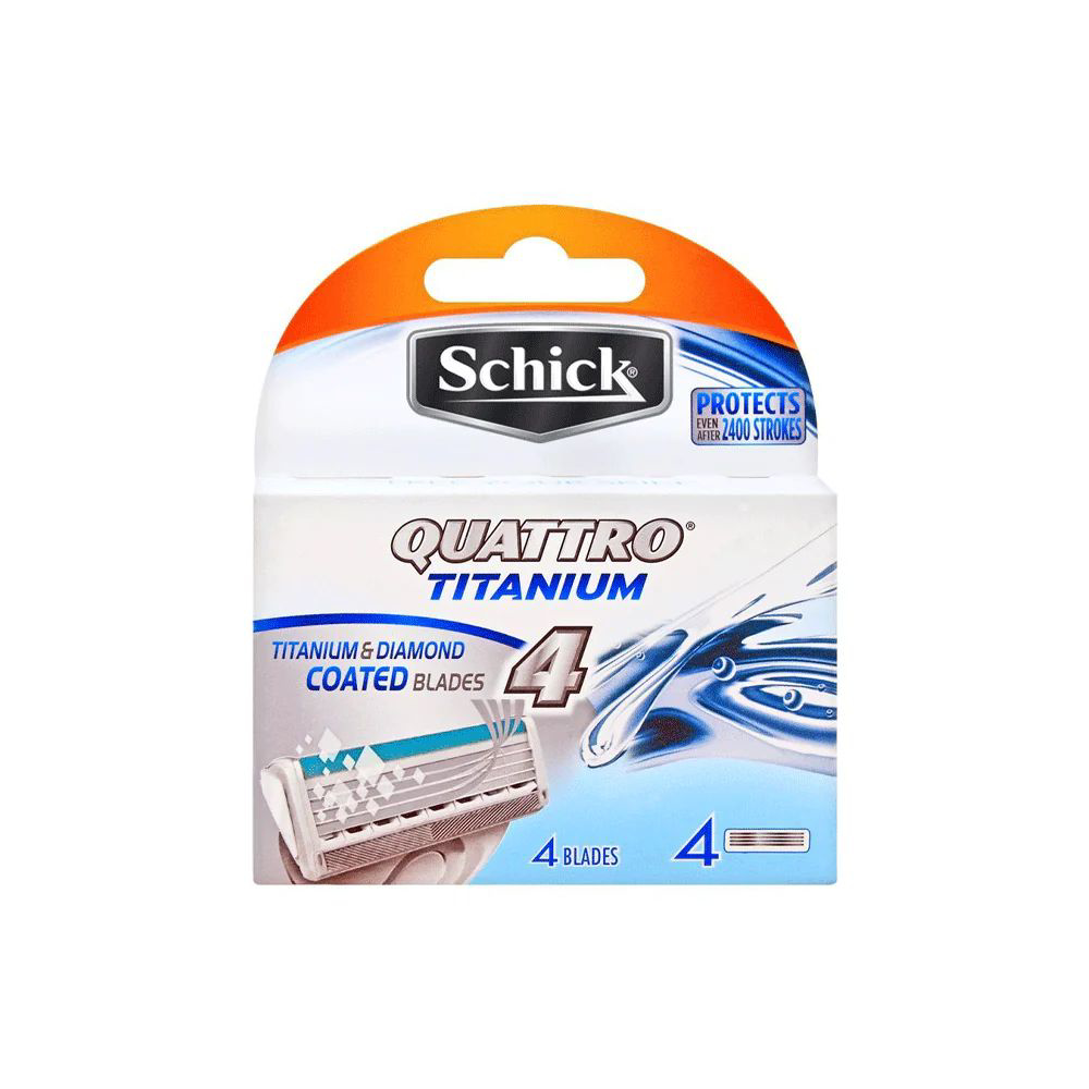 Picture of Schick Quattro 4 Titanium Refill 4Pcs