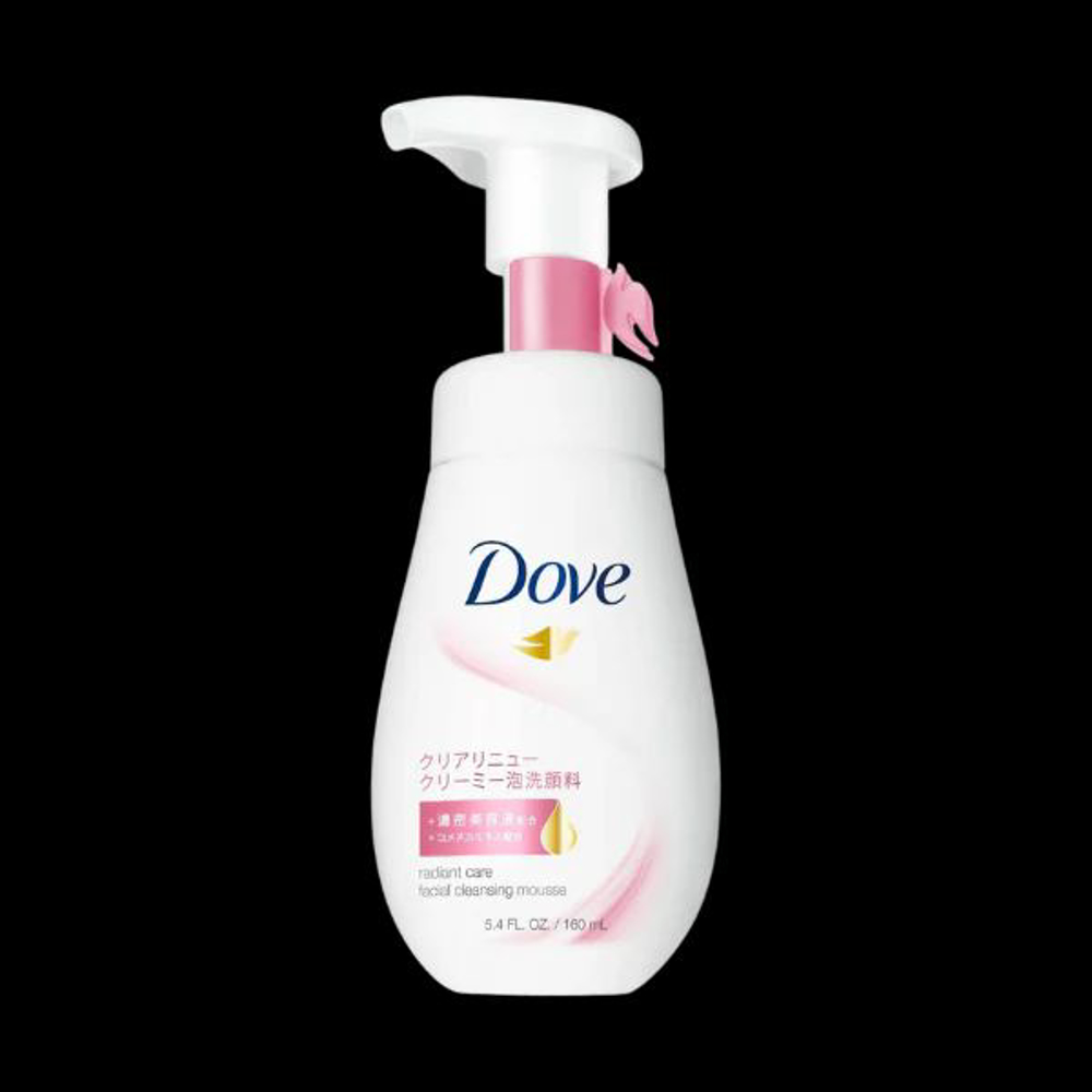 Picture of Dove Radiant Care Face Cleansing Mouse 160ML