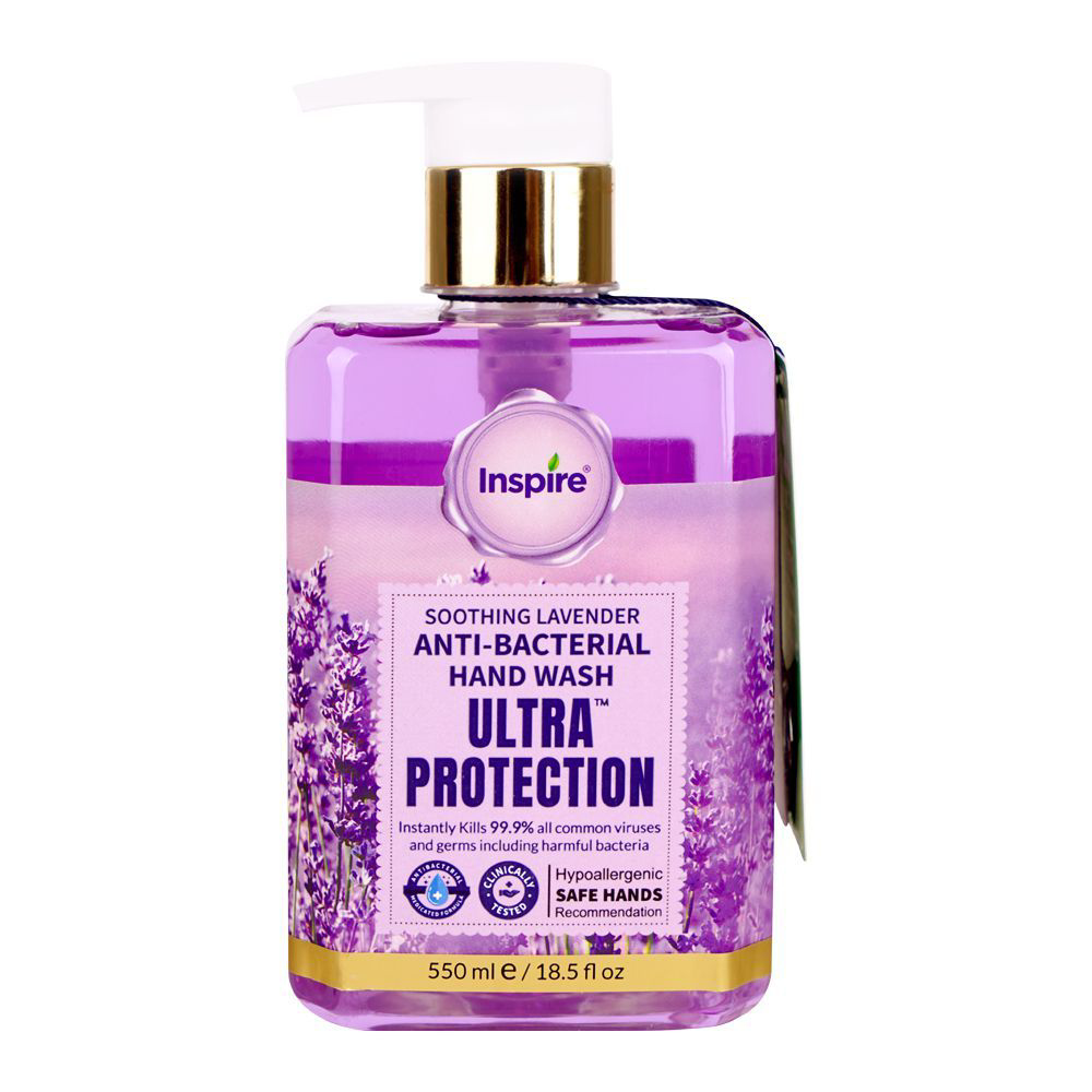 Picture of Inspire Soothing Lavender Anti-Bacterial Hand Wash 550ML
