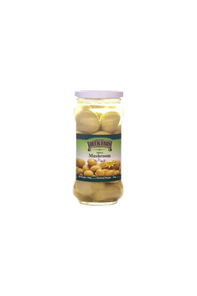Picture of Green Farm Whole Mushrooms 330gm