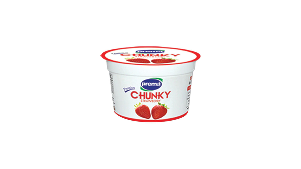 Picture of Prema Chunky Strawberry Flavour Yoghurt 90GM