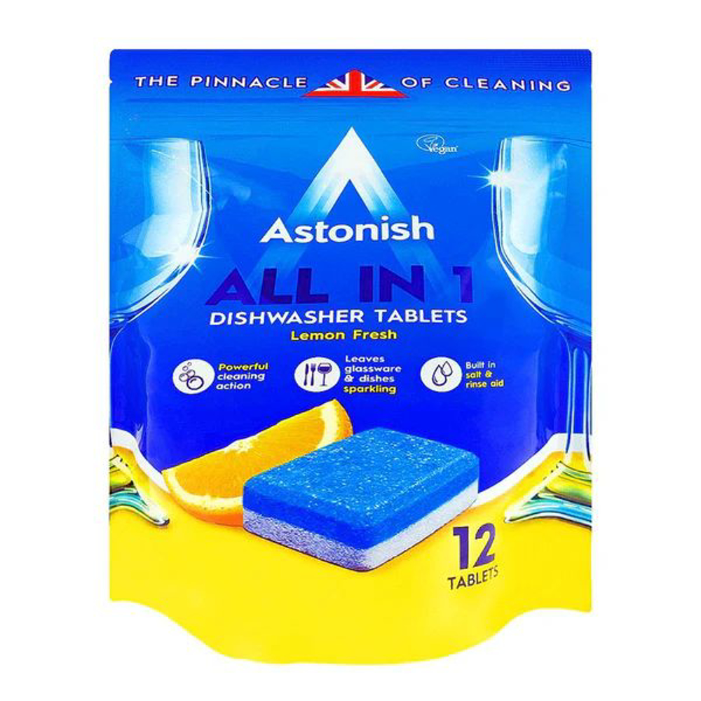 Picture of Astonish All in 1 Dishwasher Lemon Fresh 42 Tablets 756GM