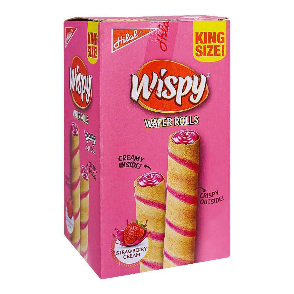 Picture of Hilal Wispy Strawberry Wafer Roll 18GM
