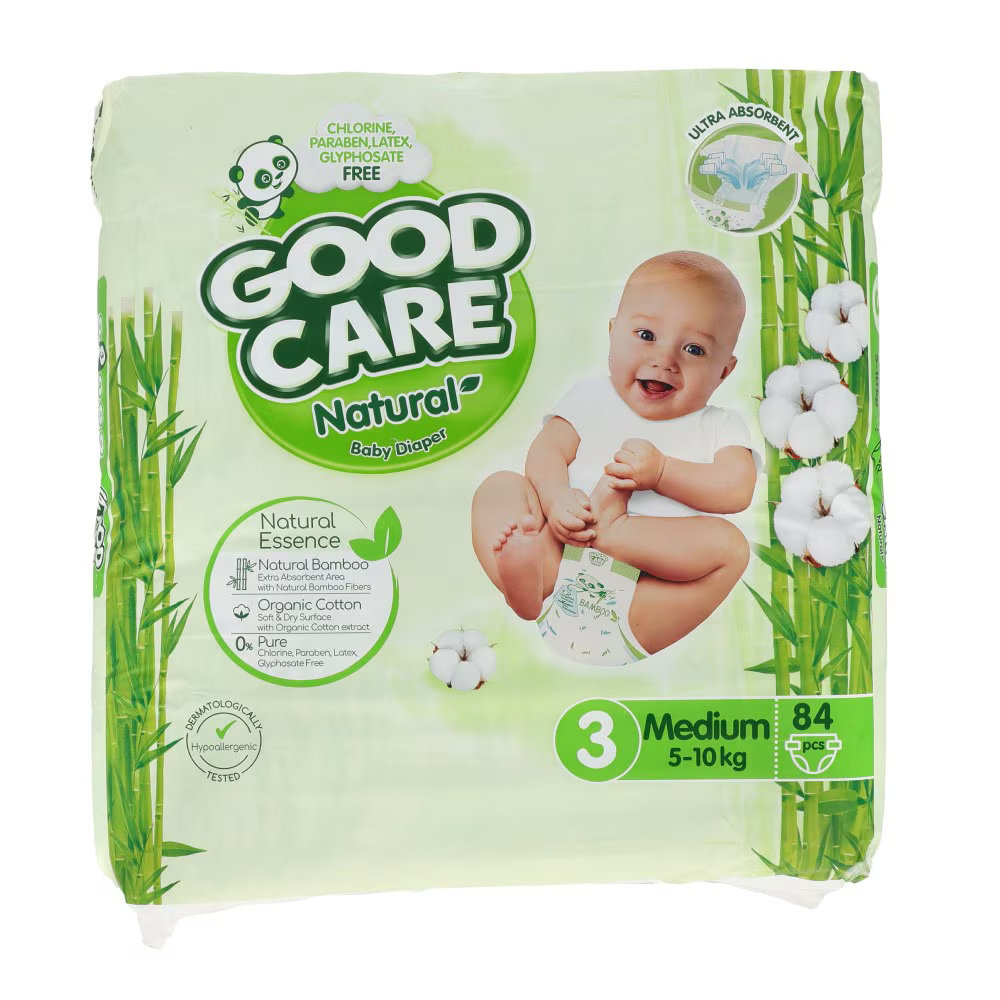 Picture of Good Care Natural Baby Diaper Medium 84pcs