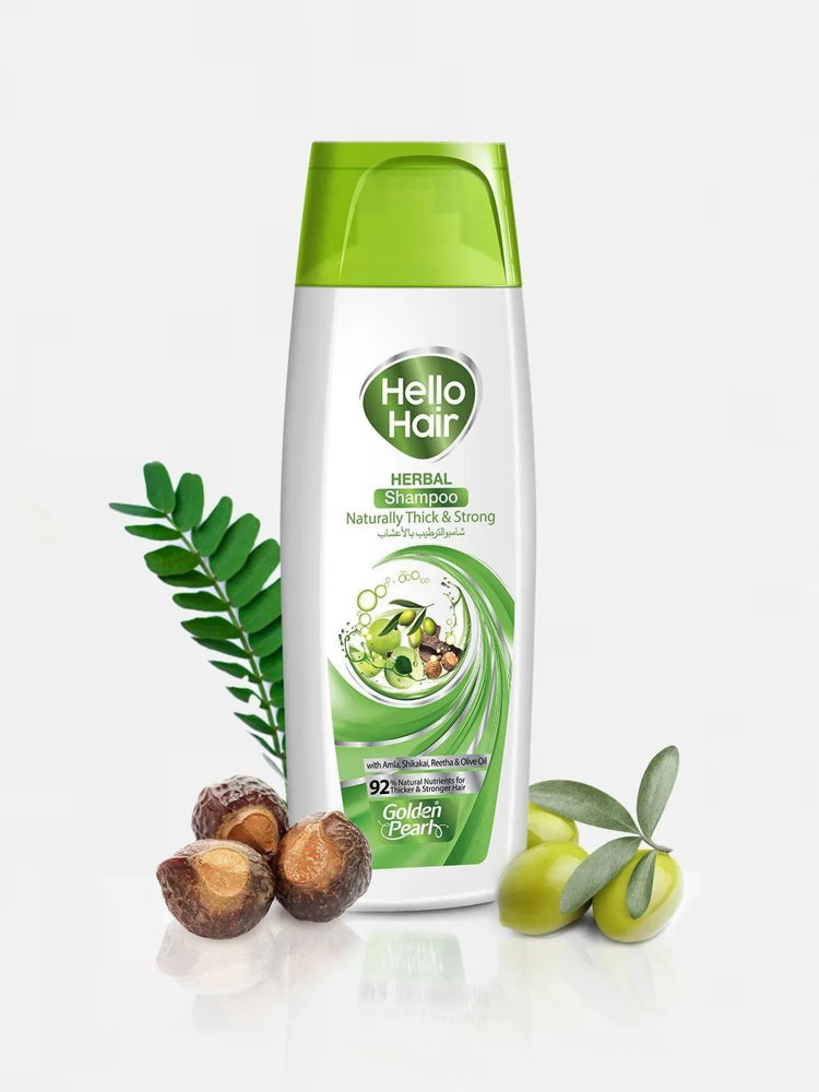 Picture of Golden Pearl Hello Hair Herbal Shampoo 360ML