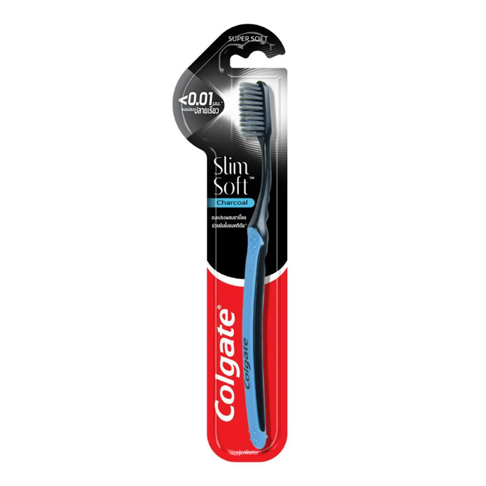 Picture of Colgate Slim Soft Charcoal Antibacterial Toothbrush