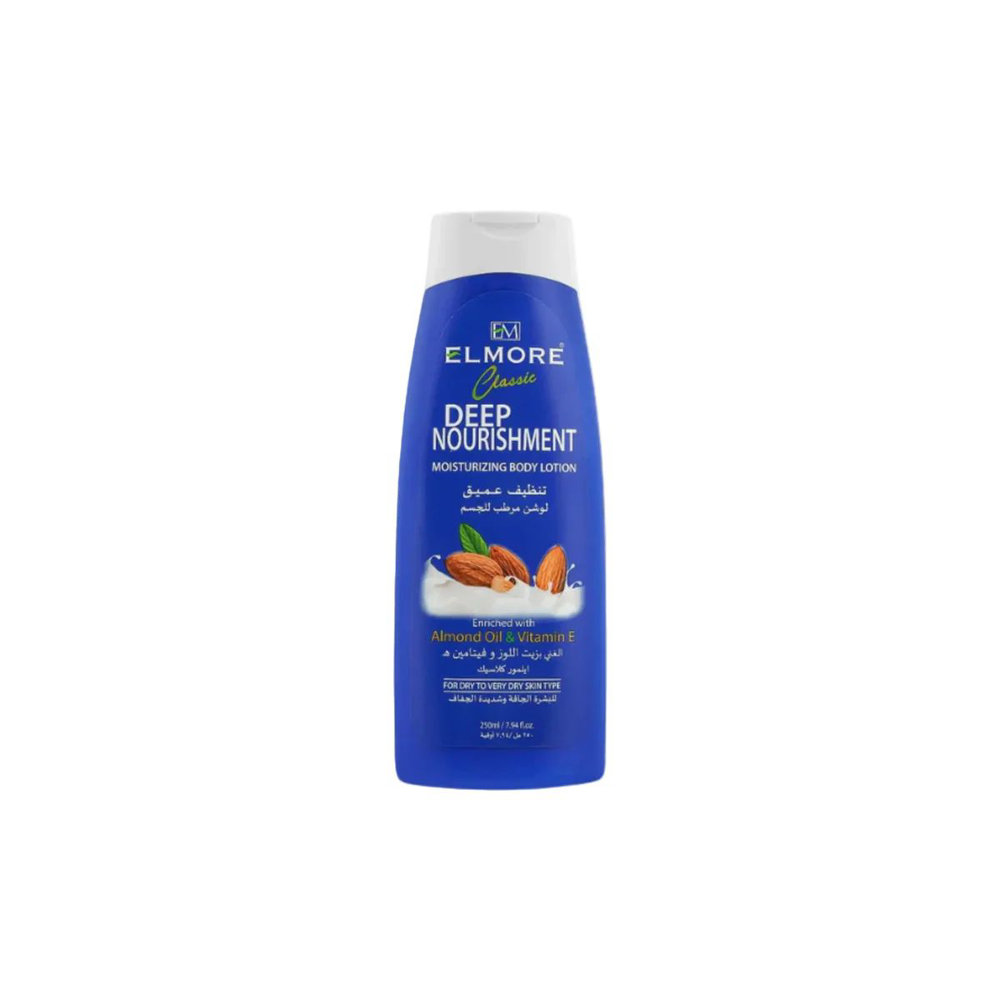 Picture of Elmore Classic Almond Oil & Vitamin E Moisturizing Body Lotion 400ml